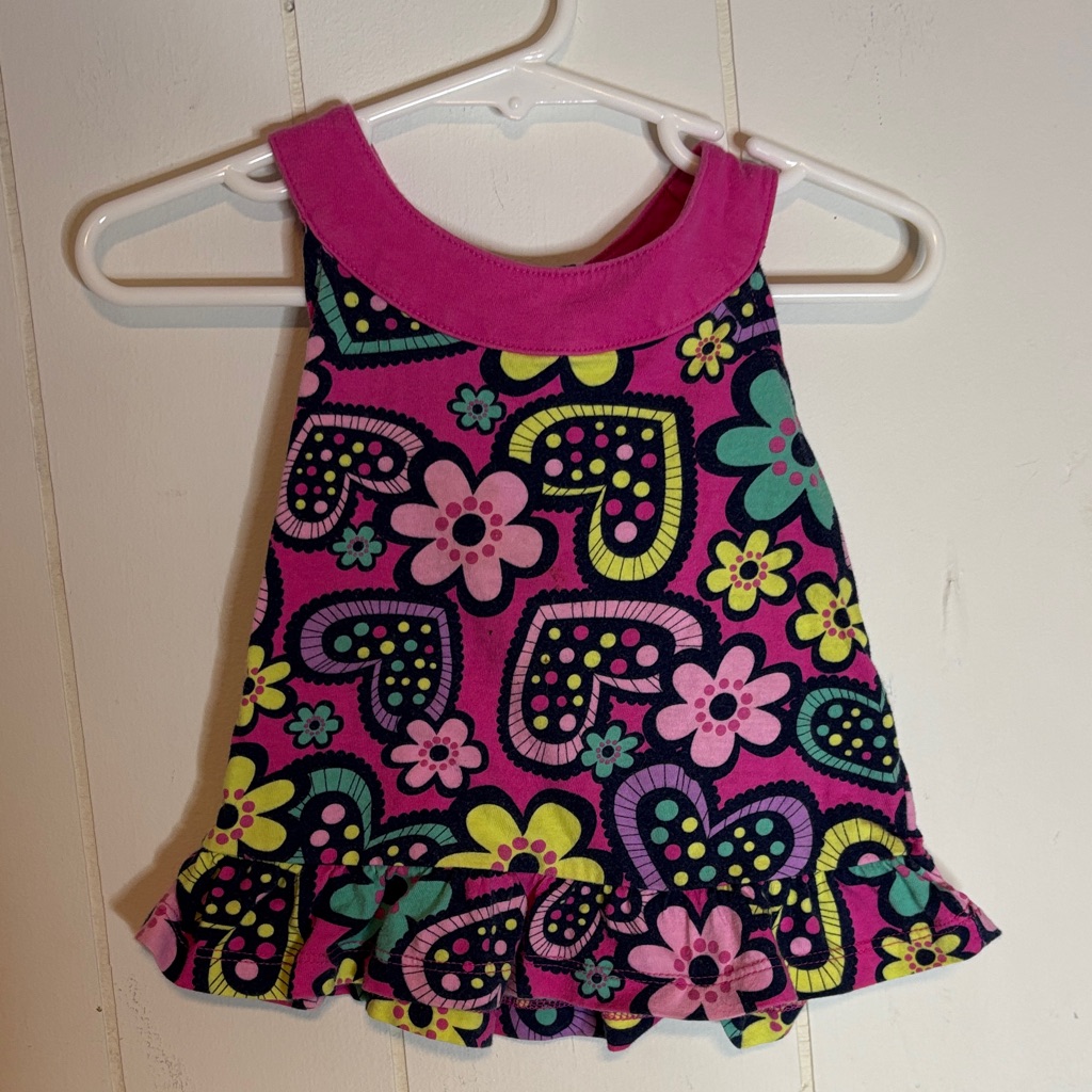 244  Colorful Floral Kids Top